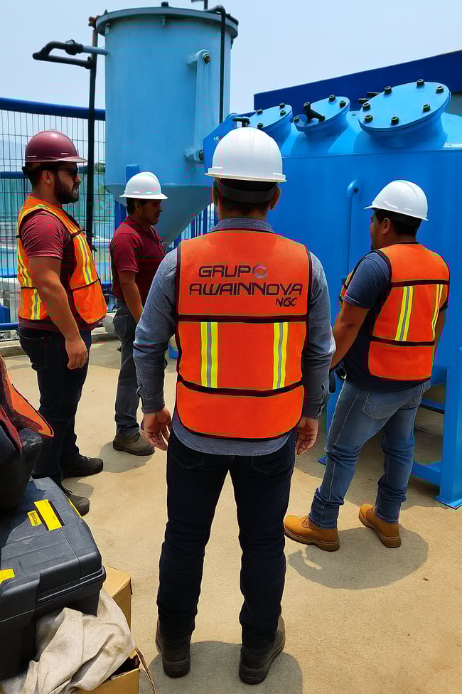 Leonardo_Lightning_XL_A_group_of_mexican_engineers_in_blue_uni_2 1